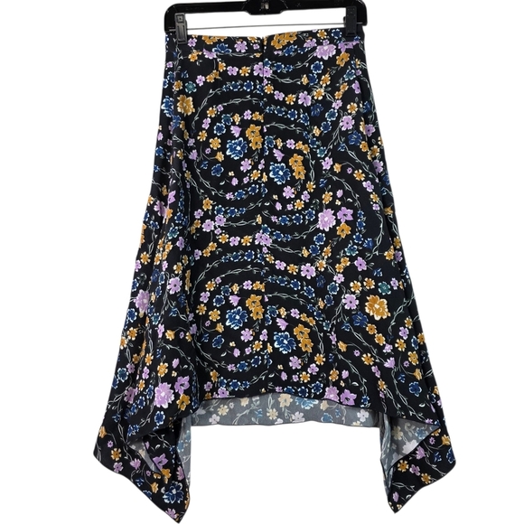 See by Chloé Floral Print Midi Length asymmetrical Skirt - Picture 4 of 13